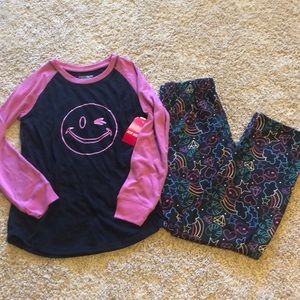 Girls Joe Boxer Pajamas Set Sz 10-12 NWT
